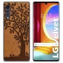 Funda Gel Tpu para LG Velvet 5G diseño Cuero 03 Dibujos