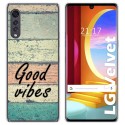 Funda Gel Tpu para LG Velvet 5G diseño Madera 01 Dibujos