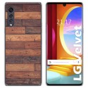 Funda Gel Tpu para LG Velvet 5G diseño Madera 03 Dibujos