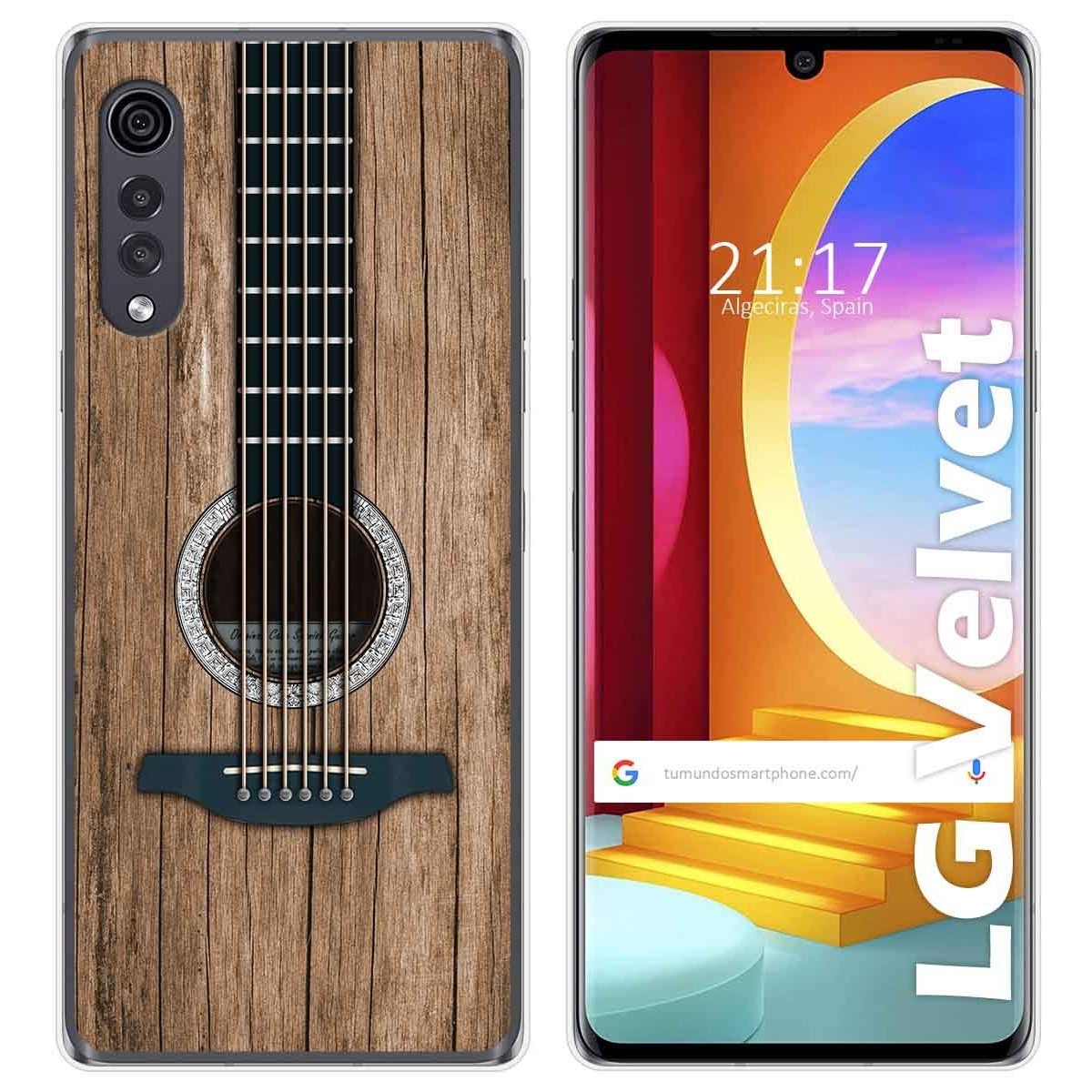 Funda Gel Tpu para LG Velvet 5G diseño Madera 11 Dibujos