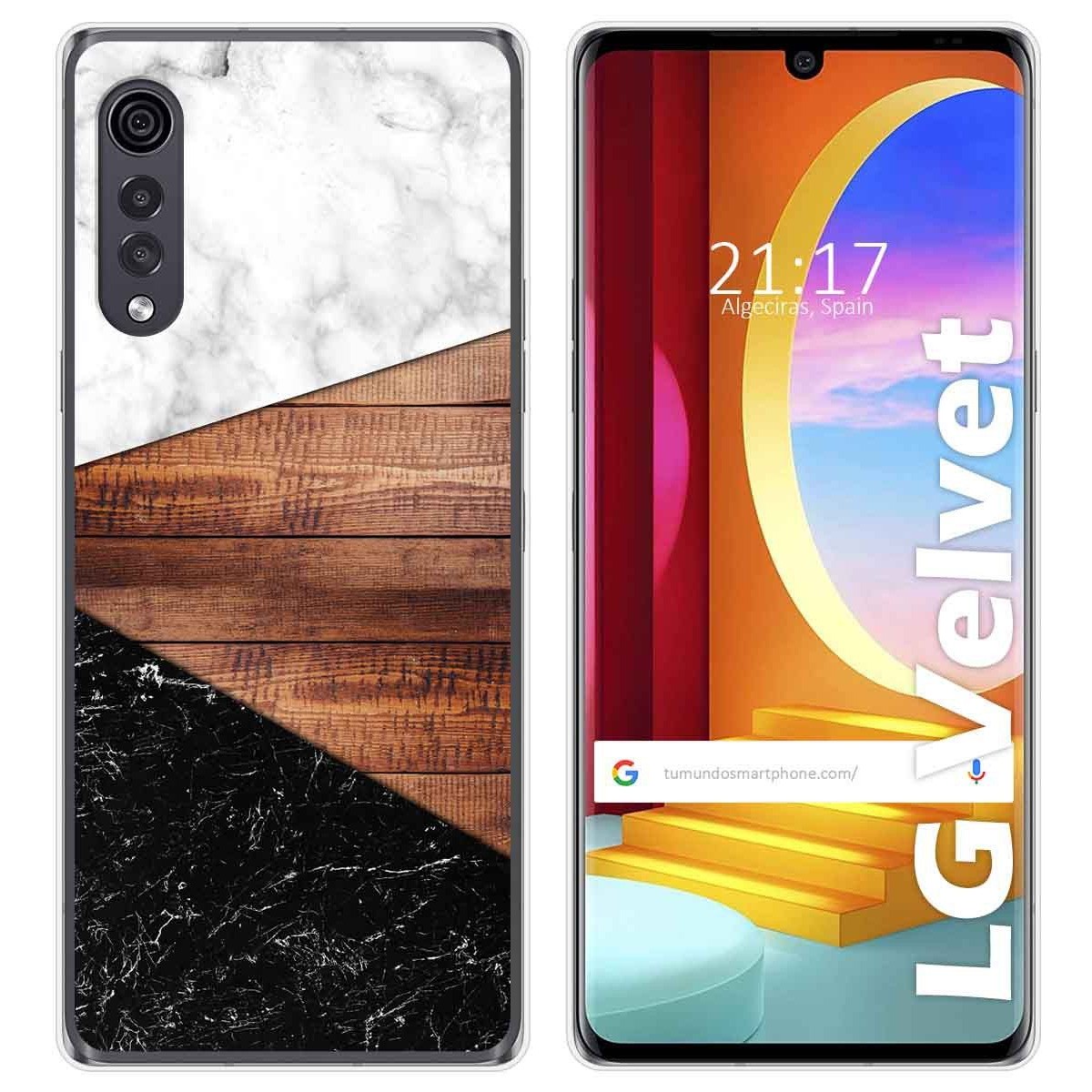 Funda Gel Tpu para LG Velvet 5G diseño Mármol 11 Dibujos