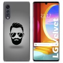 Funda Gel Tpu para LG Velvet 5G diseño Barba Dibujos