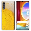Funda Gel Tpu para LG Velvet 5G diseño Cerveza Dibujos