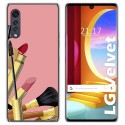 Funda Gel Tpu para LG Velvet 5G diseño Brochas Dibujos