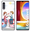 Funda Gel Tpu para LG Velvet 5G diseño Café Dibujos