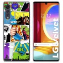 Funda Gel Tpu para LG Velvet 5G diseño Comic Dibujos