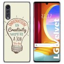 Funda Gel Tpu para LG Velvet 5G diseño Creativity Dibujos