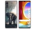 Funda Gel Tpu para LG Velvet 5G diseño Elefante Dibujos