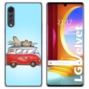 Funda Gel Tpu para LG Velvet 5G diseño Furgoneta Dibujos