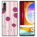 Funda Gel Tpu para LG Velvet 5G diseño Flores Vintage Dibujos