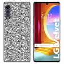 Funda Gel Tpu para LG Velvet 5G diseño Letras Dibujos