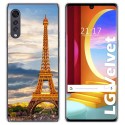 Funda Gel Tpu para LG Velvet 5G diseño Paris Dibujos