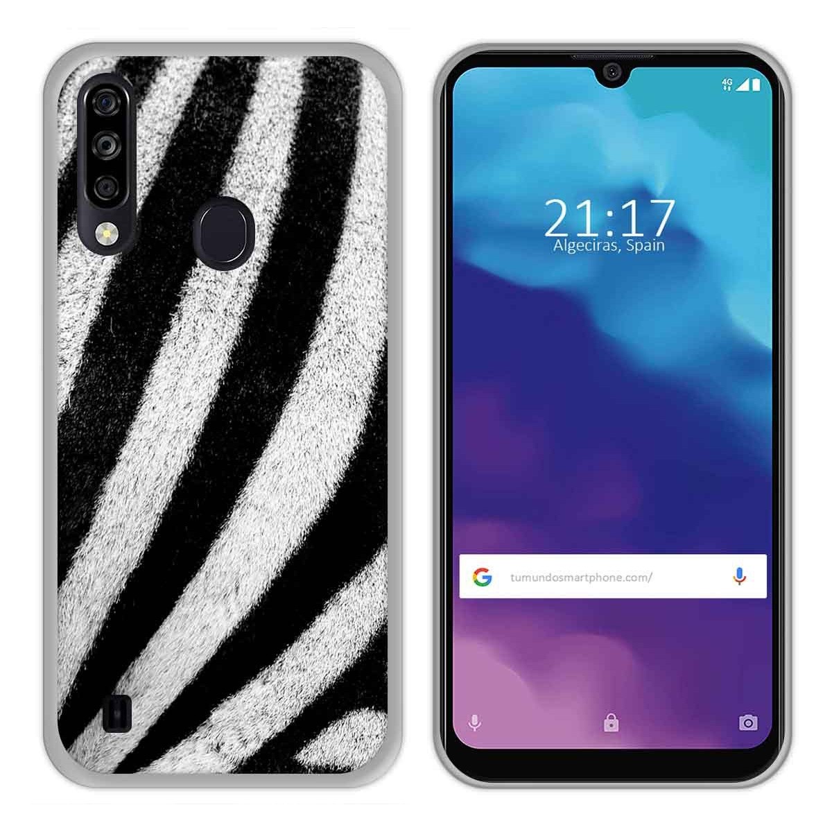 Funda Gel Tpu para ZTE Blade A7 2020 diseño Animal 02 Dibujos