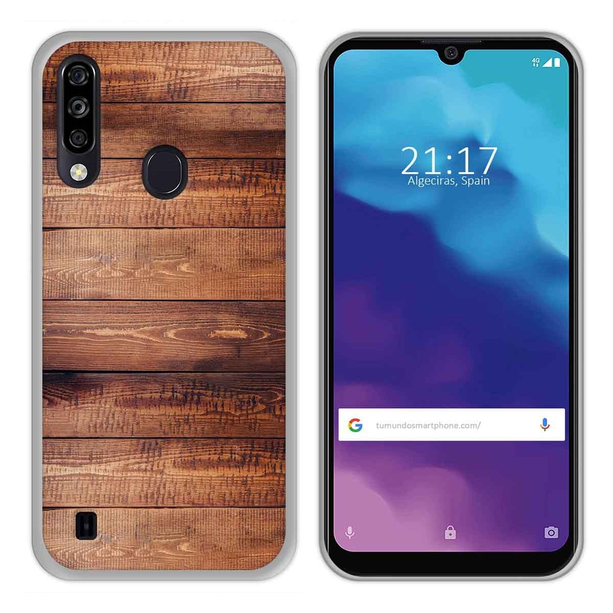 Funda Gel Tpu para ZTE Blade A7 2020 diseño Madera 02 Dibujos