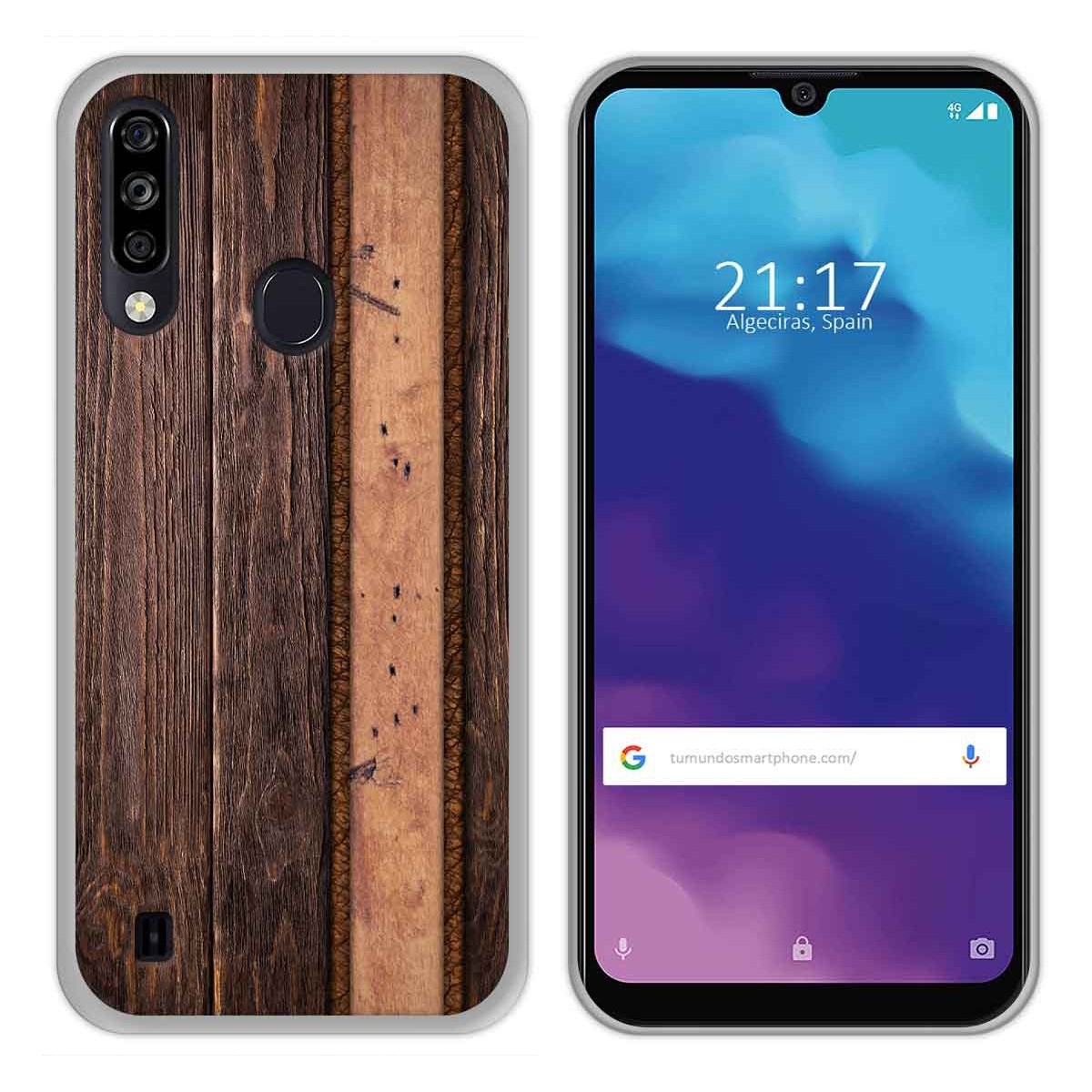 Funda Gel Tpu para ZTE Blade A7 2020 diseño Madera 05 Dibujos