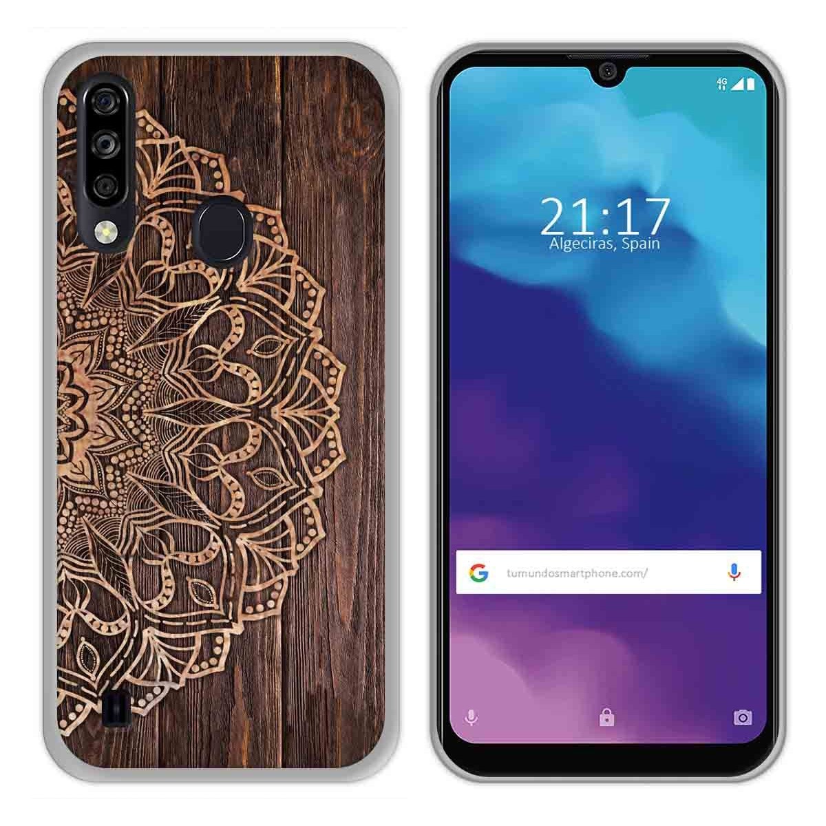 Funda Gel Tpu para ZTE Blade A7 2020 diseño Madera 06 Dibujos