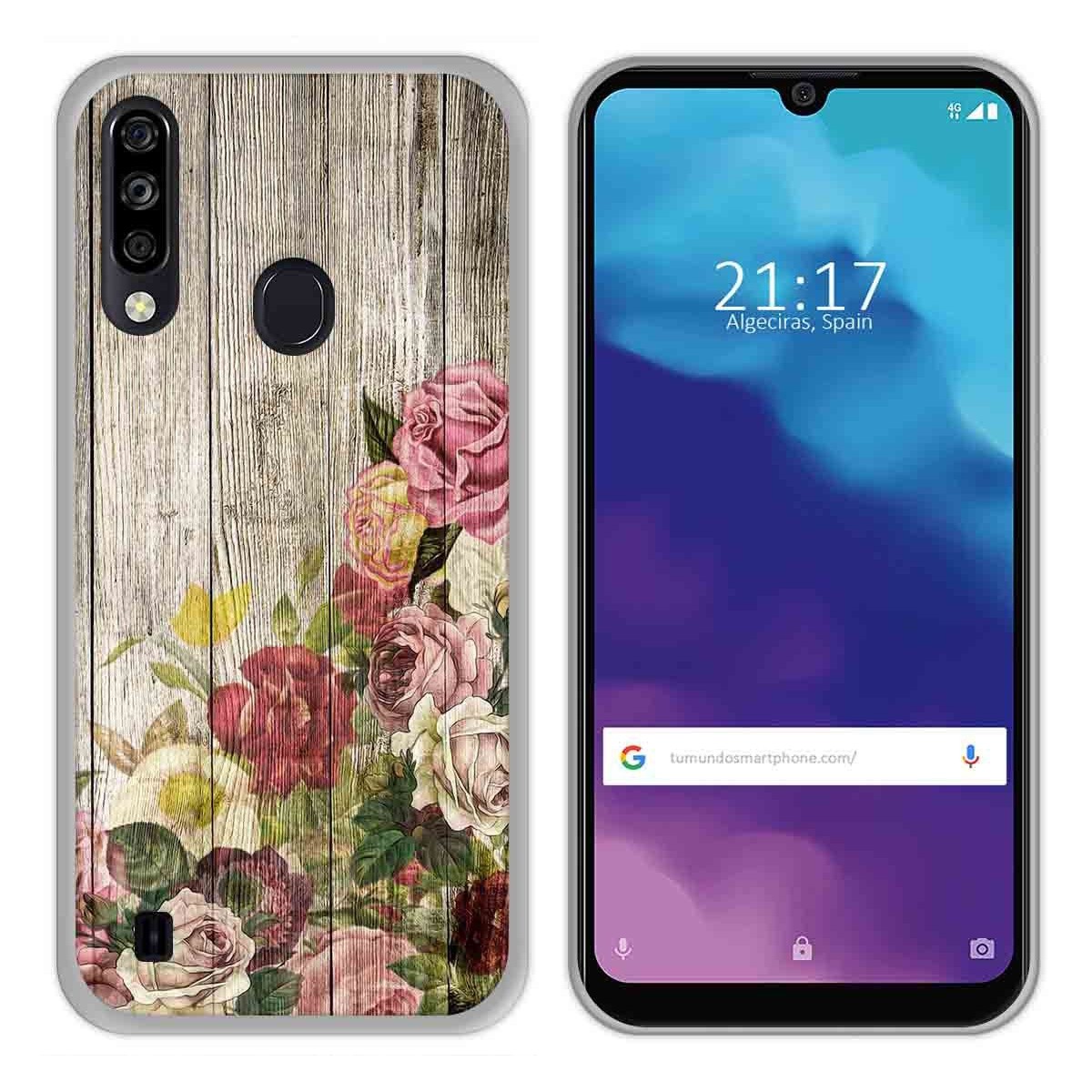 Funda Gel Tpu para ZTE Blade A7 2020 diseño Madera 08 Dibujos