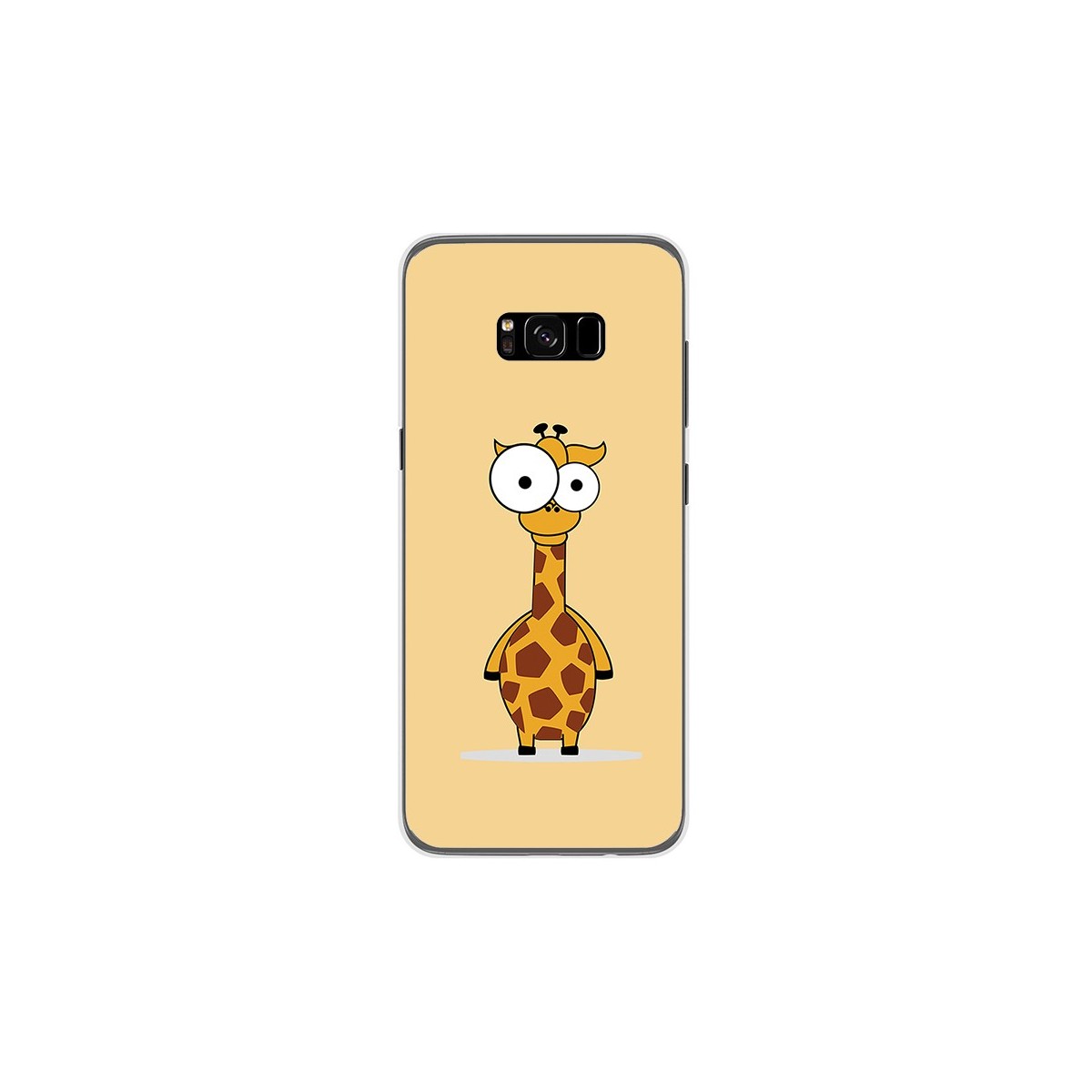 Funda Gel Tpu para Samsung Galaxy S8 Plus Diseño Jirafa Dibujos