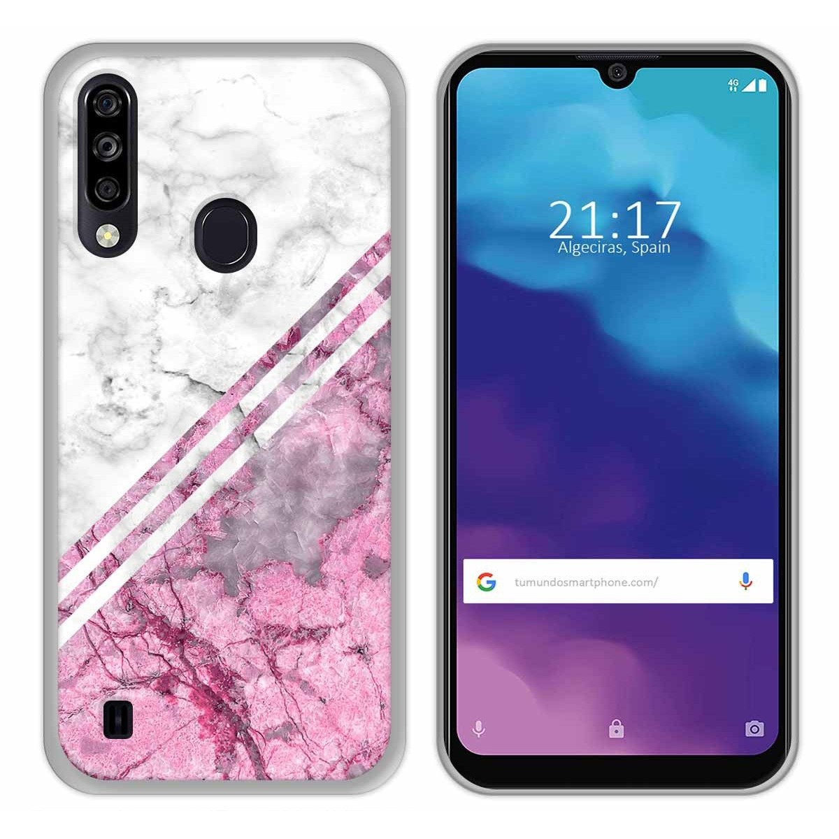 Funda Gel Tpu para ZTE Blade A7 2020 diseño Mármol 03 Dibujos