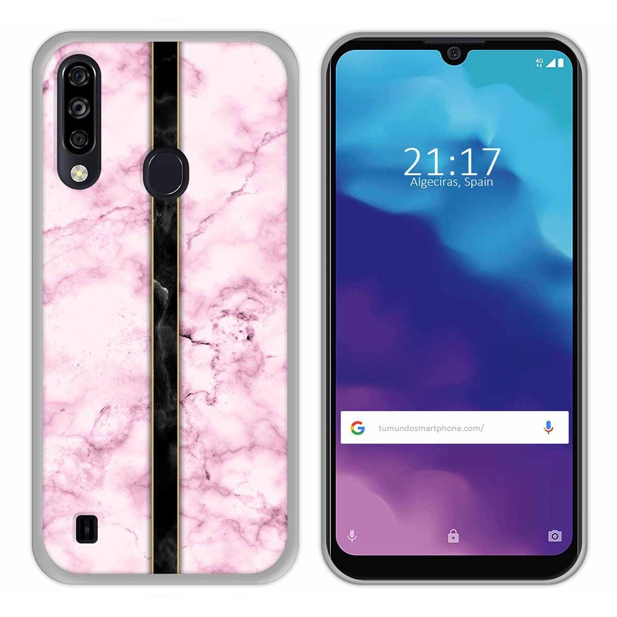 Funda Gel Tpu para ZTE Blade A7 2020 diseño Mármol 04 Dibujos