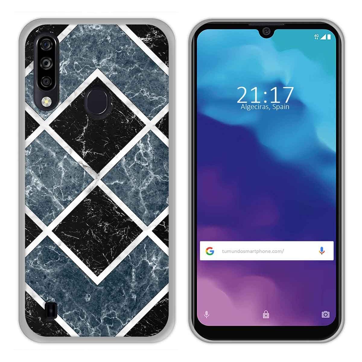 Funda Gel Tpu para ZTE Blade A7 2020 diseño Mármol 06 Dibujos