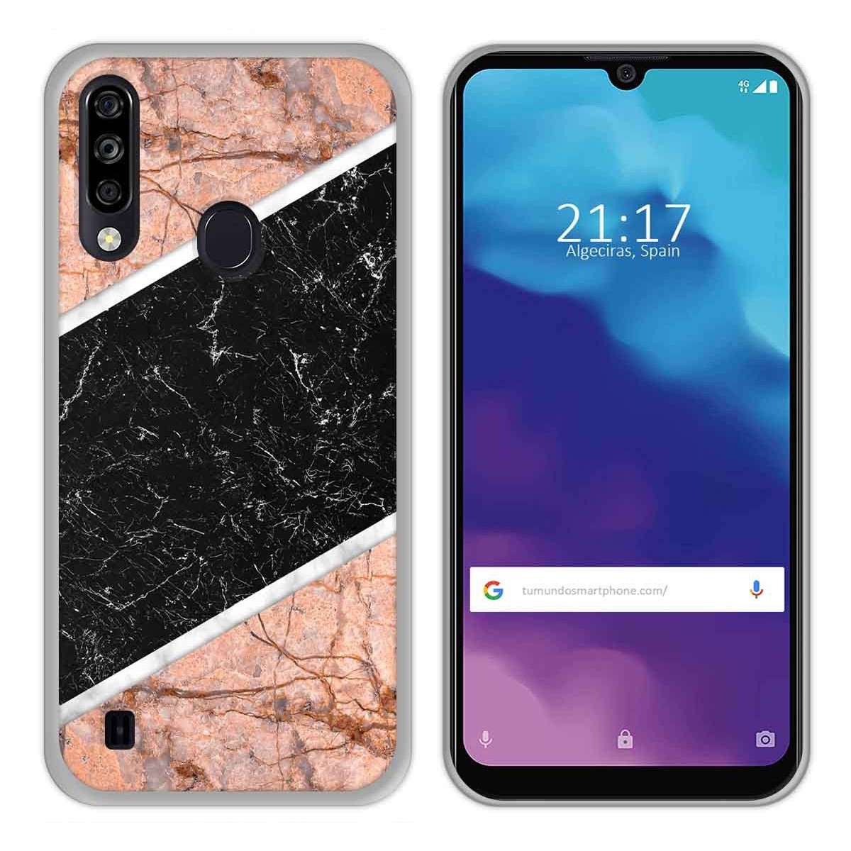 Funda Gel Tpu para ZTE Blade A7 2020 diseño Mármol 07 Dibujos