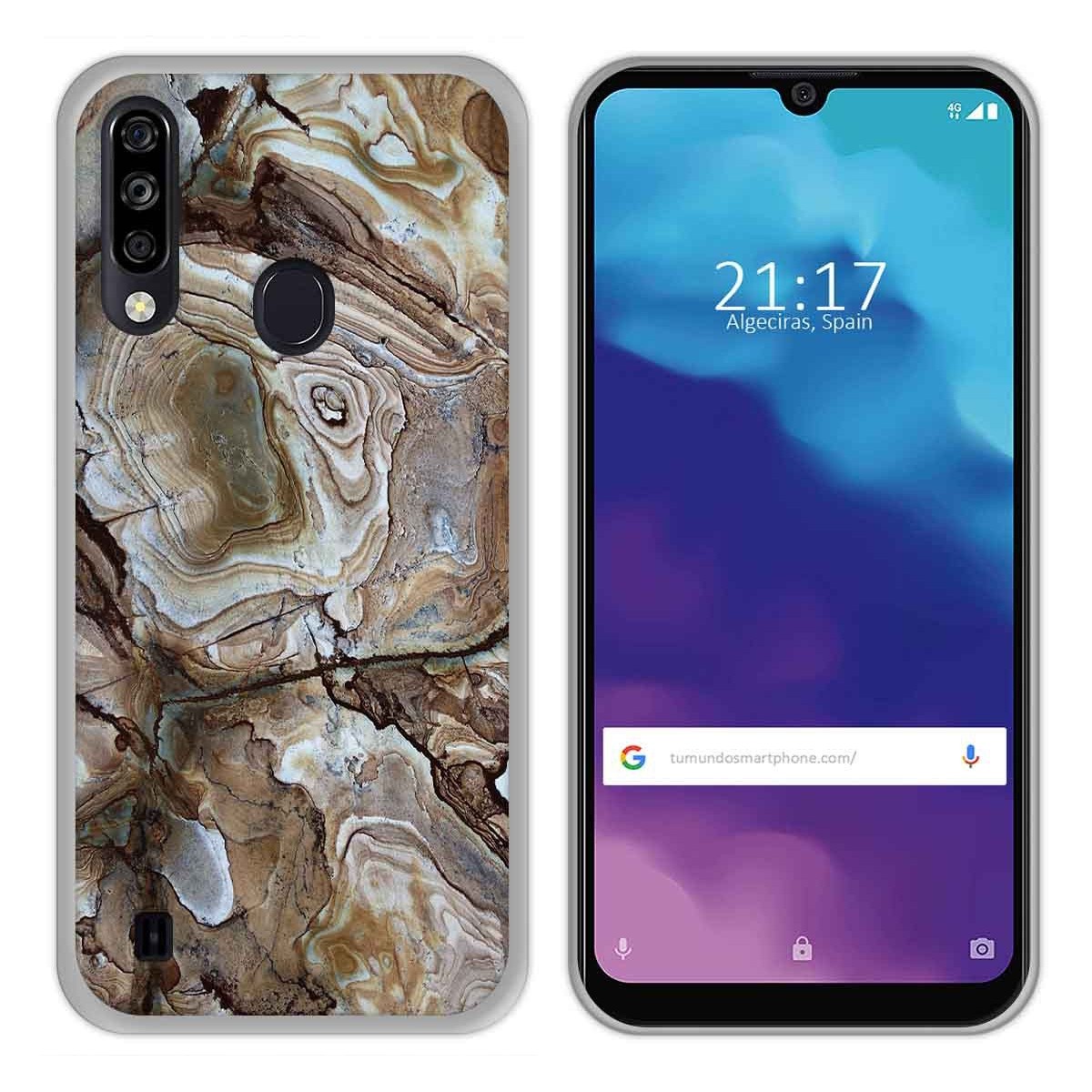 Funda Gel Tpu para ZTE Blade A7 2020 diseño Mármol 14 Dibujos