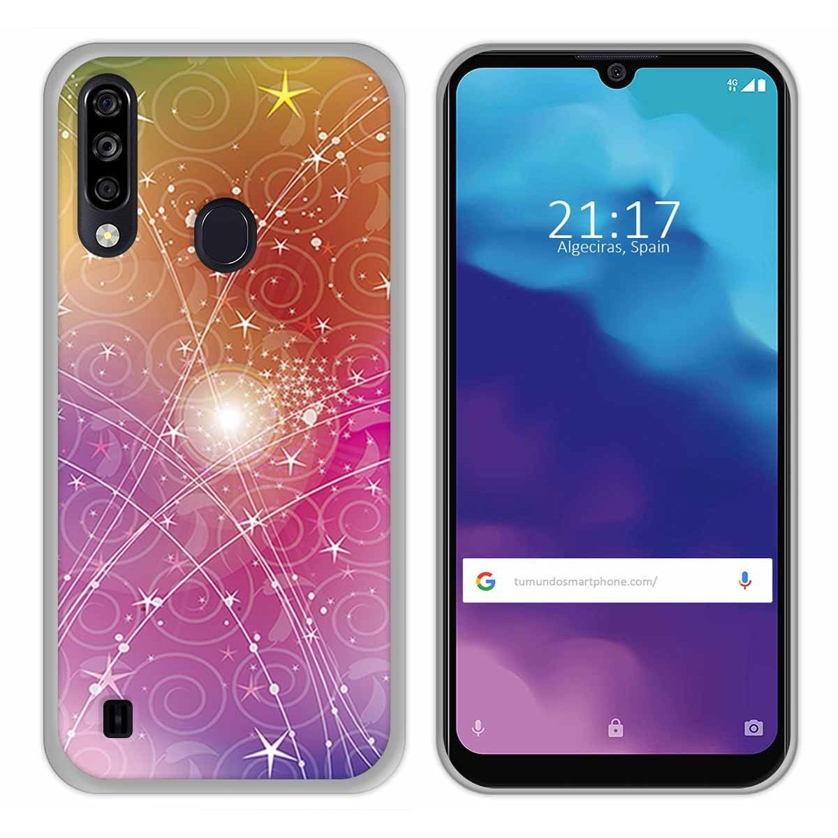 Funda Gel Tpu para ZTE Blade A7 2020 diseño Abstracto Dibujos