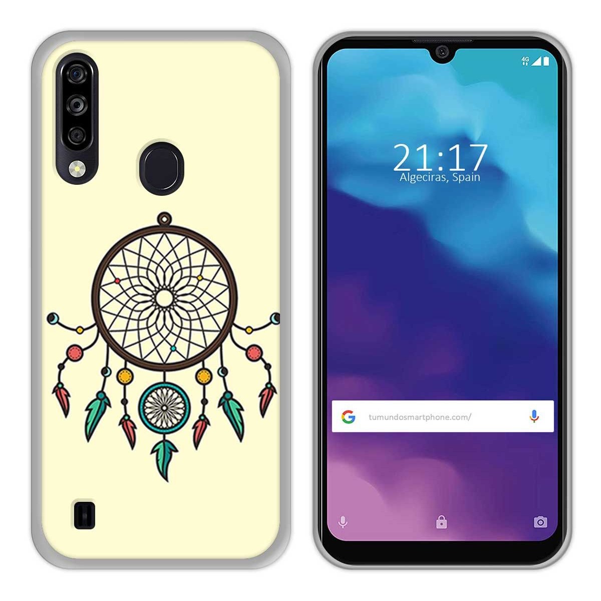 Funda Gel Tpu para ZTE Blade A7 2020 diseño Atrapasueños Dibujos