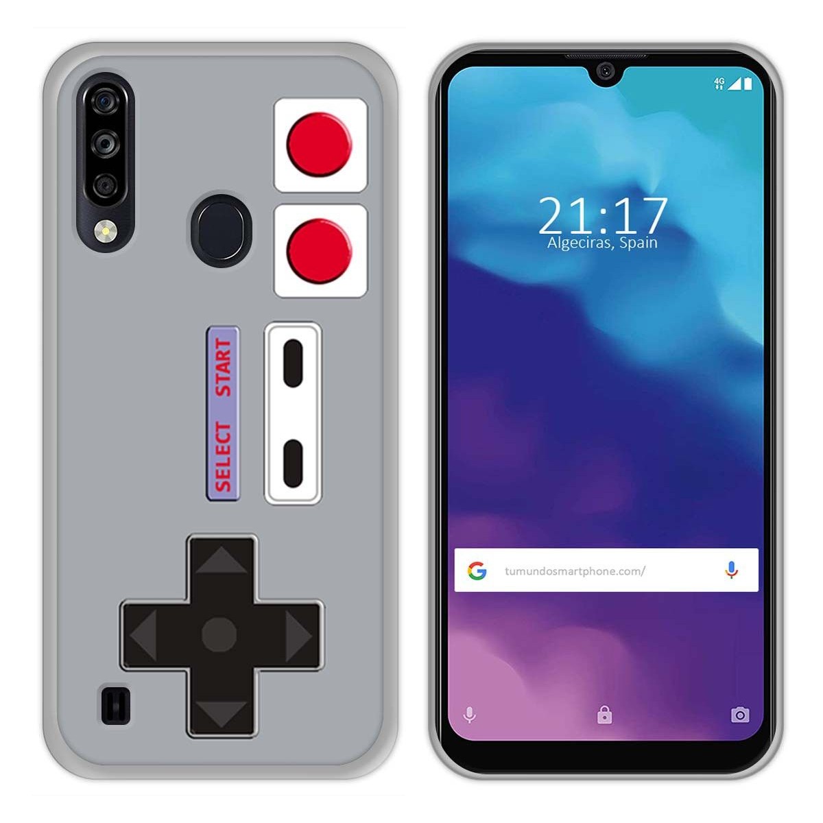 Funda Gel Tpu para ZTE Blade A7 2020 diseño Consola Dibujos