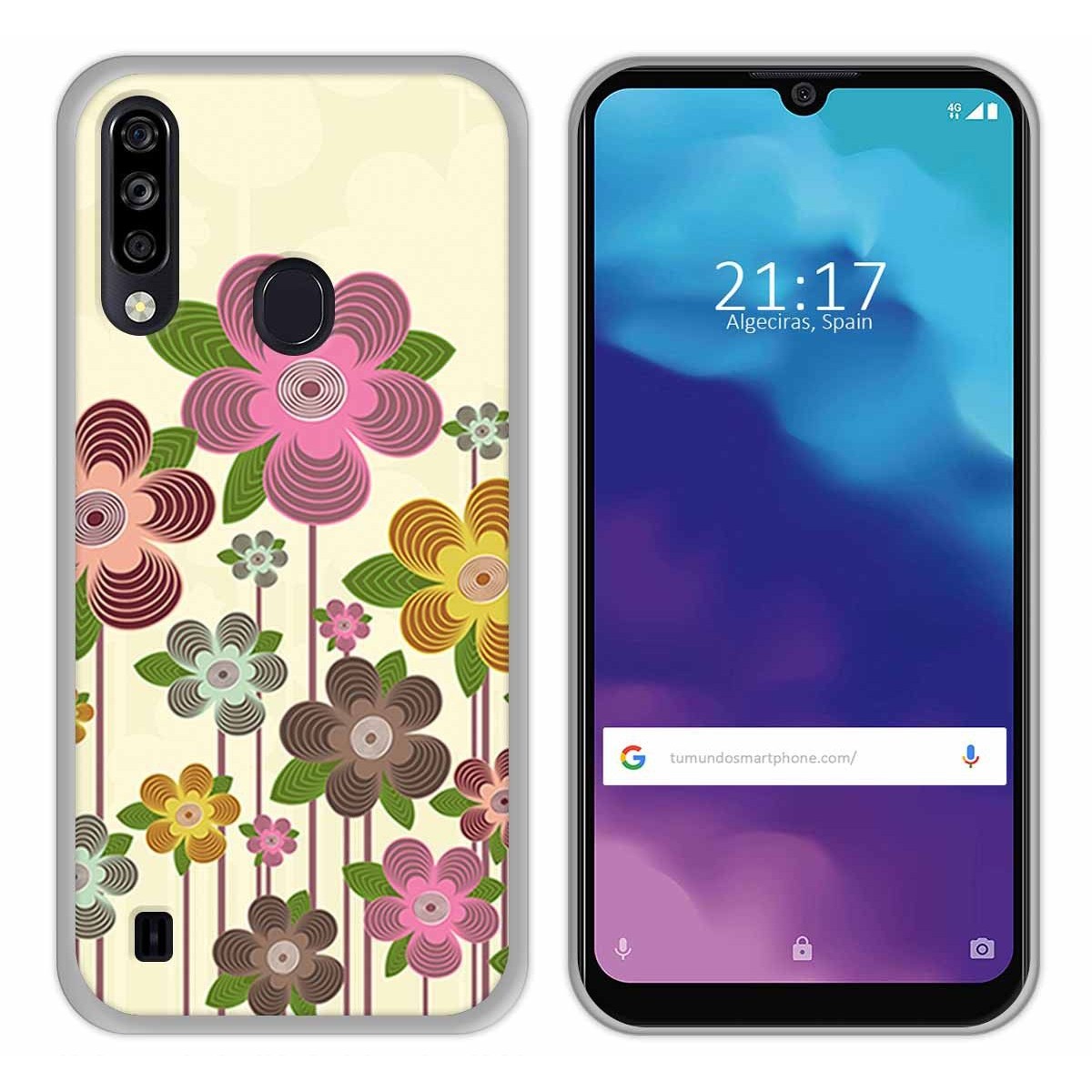 Funda Gel Tpu para ZTE Blade A7 2020 diseño Primavera En Flor Dibujos