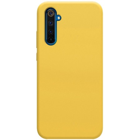 Funda Silicona Líquida Ultra Suave para Realme 6 Pro color Amarilla