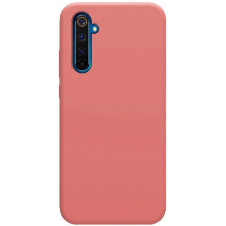 Funda Silicona Líquida Ultra Suave para Realme 6 Pro color Rosa