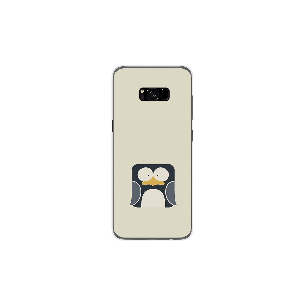 Funda Gel Tpu para Samsung Galaxy S8 Plus Diseño Pingüino Dibujos