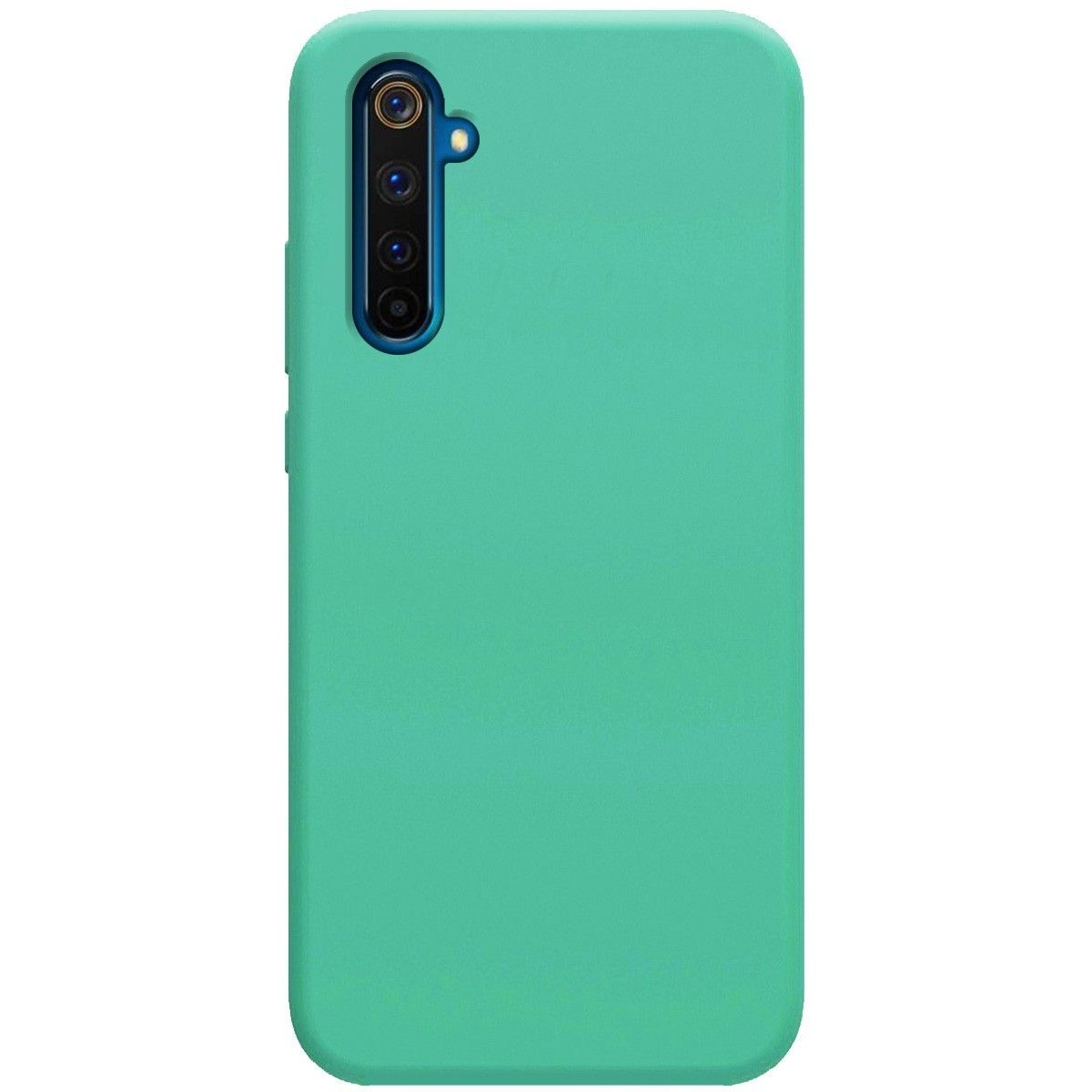 Funda Silicona Líquida Ultra Suave para Realme 6 Pro color Verde
