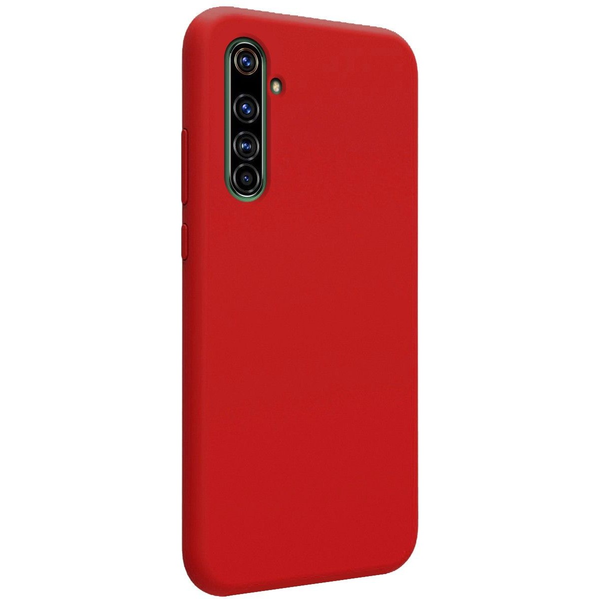 Funda Silicona Líquida Ultra Suave para Realme X50 Pro 5G color Roja