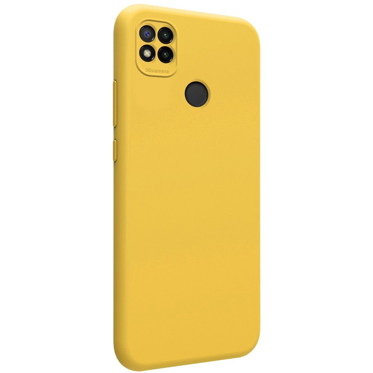 Funda Silicona Líquida Ultra Suave para Xiaomi Redmi 9C color Amarilla