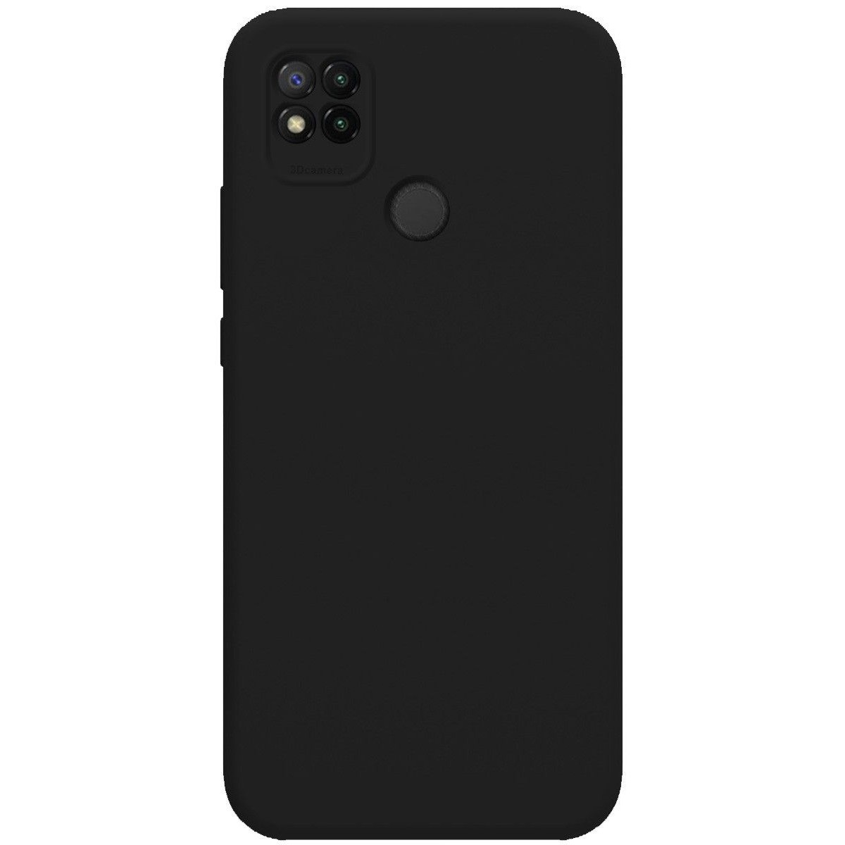 Funda Silicona Líquida Ultra Suave para Xiaomi Redmi 9C color Negra