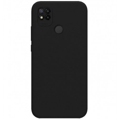 Funda Silicona Líquida Ultra Suave para Xiaomi Redmi 9C color Negra