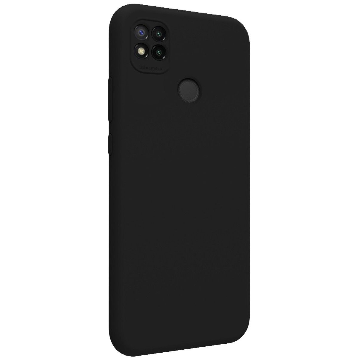 Funda Silicona Líquida Ultra Suave para Xiaomi Redmi 9C color Negra
