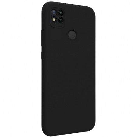 Funda Silicona Líquida Ultra Suave para Xiaomi Redmi 9C color Negra