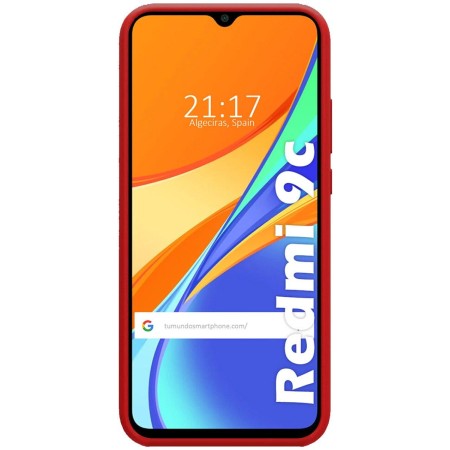 Funda Silicona Líquida Ultra Suave para Xiaomi Redmi 9C color Roja