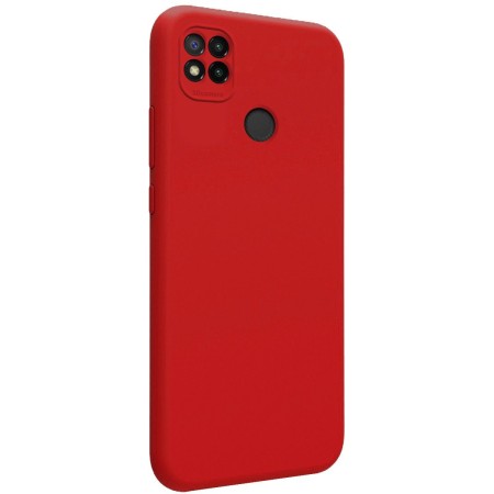 Funda Silicona Líquida Ultra Suave para Xiaomi Redmi 9C color Roja