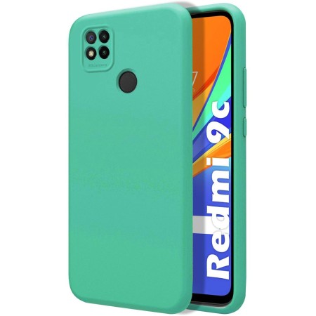 Funda Silicona Líquida Ultra Suave para Xiaomi Redmi 9C color Verde