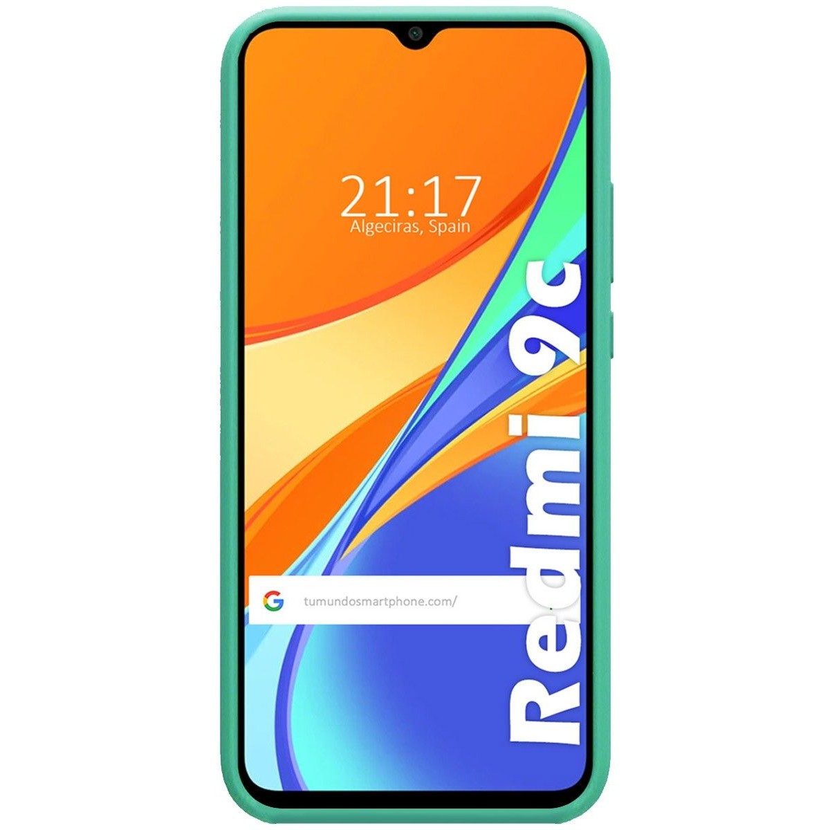 Funda Silicona Líquida Ultra Suave para Xiaomi Redmi 9C color Verde