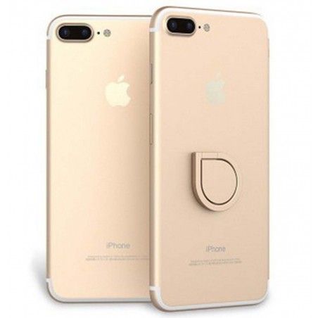 Anillo Ring Soporte Adhesivo para Móvil con forma gota de agua color Dorado