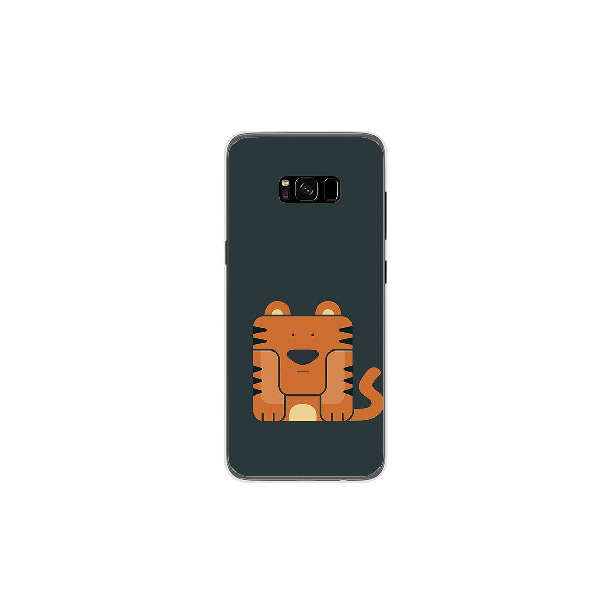 Funda Gel Tpu para Samsung Galaxy S8 Plus Diseño Tigre Dibujos