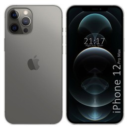 Funda Silicona Gel TPU Transparente para Iphone 12 Pro Max (6.7)