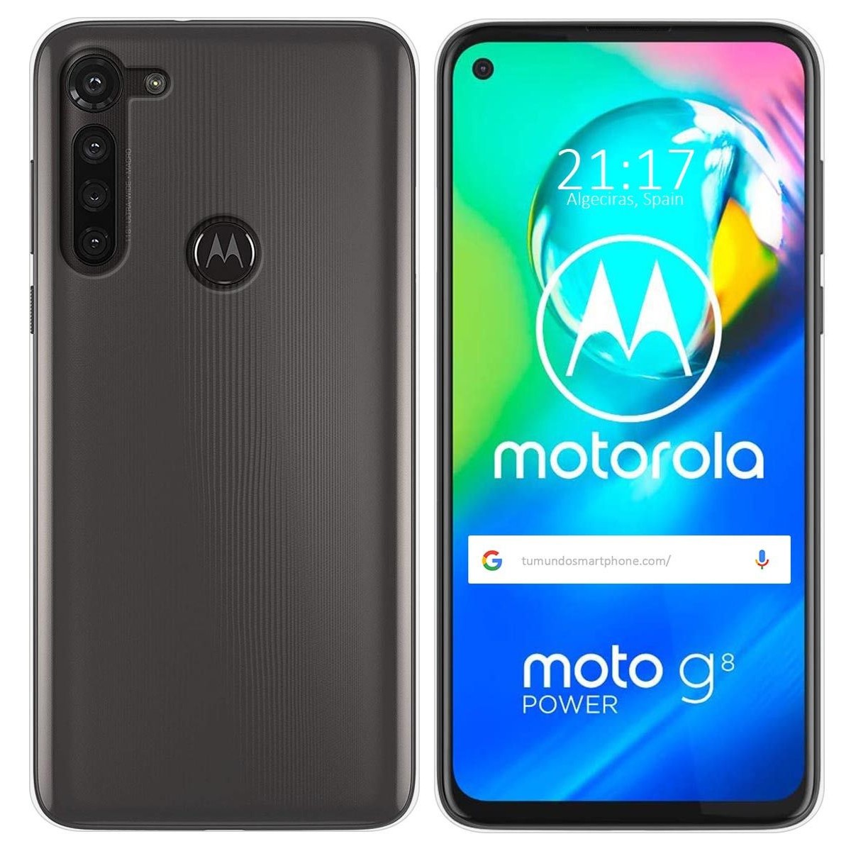 Funda Silicona Gel TPU Transparente para Motorola Moto G8 Power