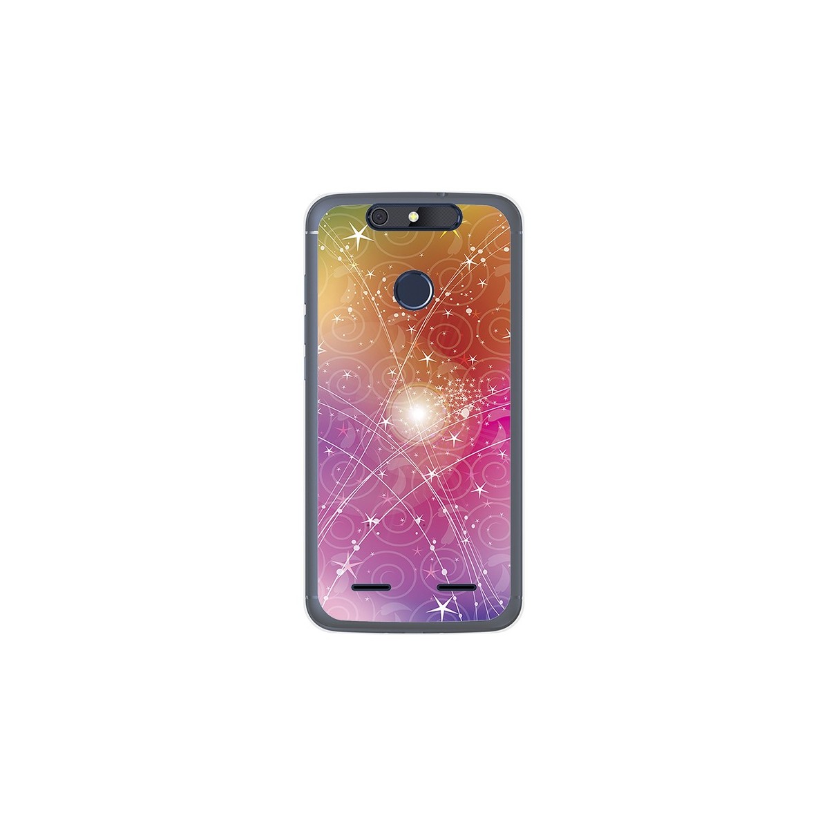 Funda Gel Tpu para Zte Blade V8 Lite Diseño Abstracto Dibujos